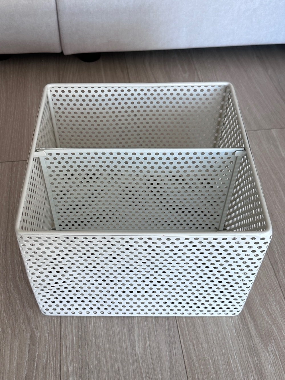 NEAT Method Perforated Steel 10” Basket - Pantry, Office, Kitchen